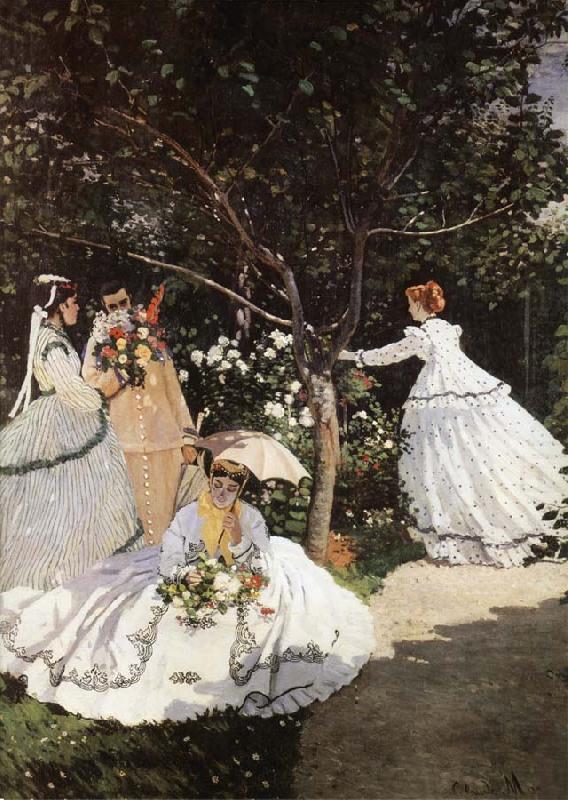 Women in the Garden, Claude Monet